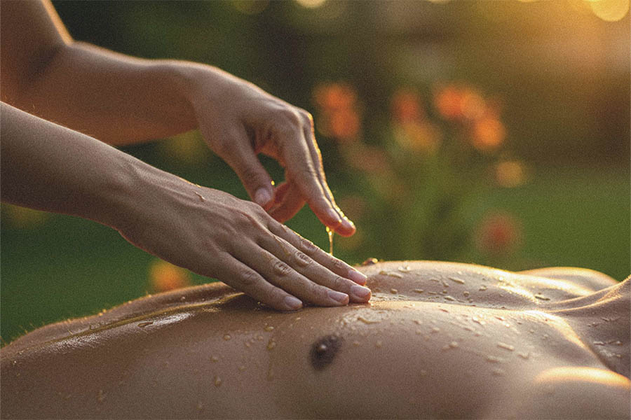 A sacred space for playful exploration and conscious touch—inviting you to experience connection, intimacy, and the flow of sacred sexual energy.